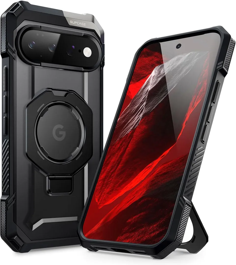 Redpepper Pixel 11 Pro XL Cover Rugged Nera con Stand