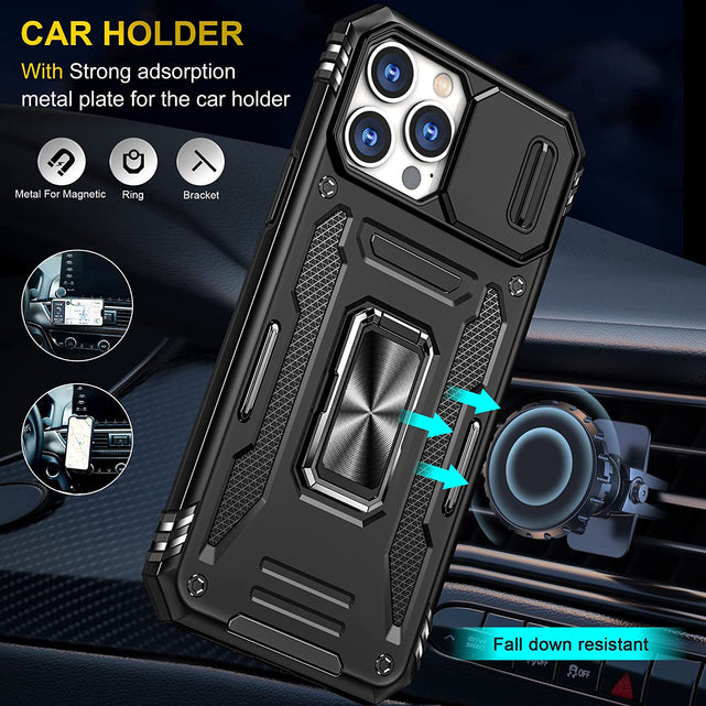Redpepper Apple Cases iPhone 14 Pro custodia camera cover nera