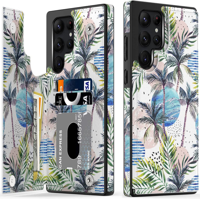 Redpepper Galaxy S22 Ultra Cover Pelle Portafoglio