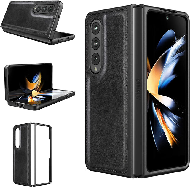 Redpepper Galaxy Cases Galaxy Z Fold 4 custodia pelle nero slim