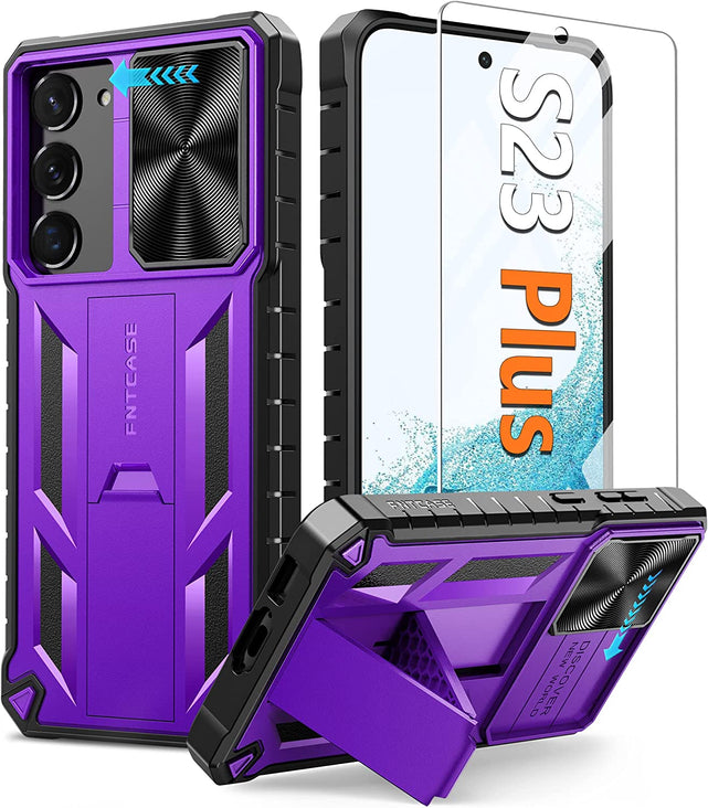 Redpepper Galaxy S23 Plus cover nera stand copricamera
