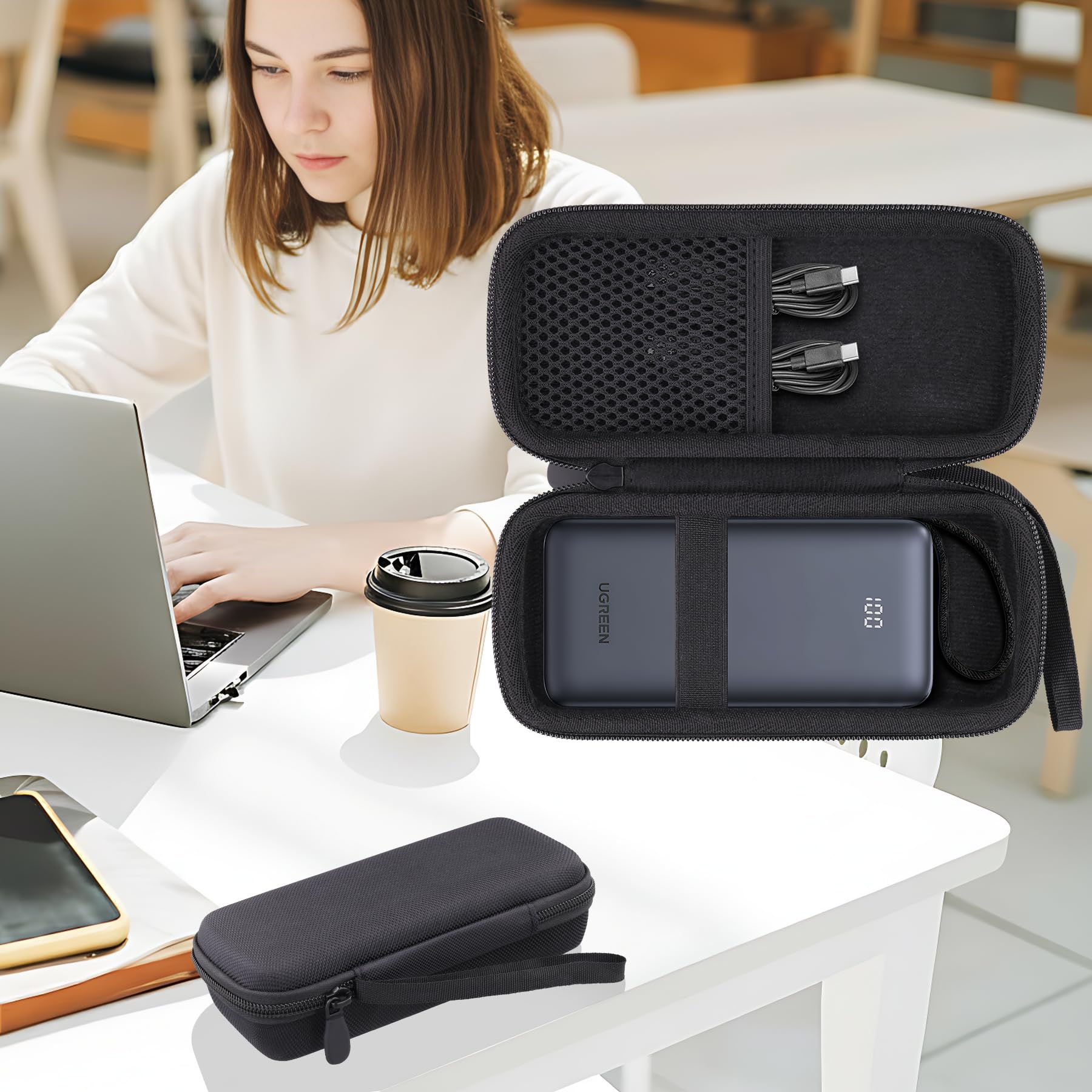 Aenllosi custodia power bank UGREEN Nexode PB536 20000mAh EVA