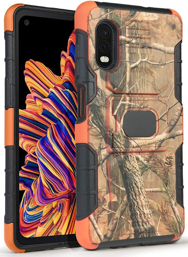Redpepper Galaxy XCover Pro Custodia Rugged Nera Stand