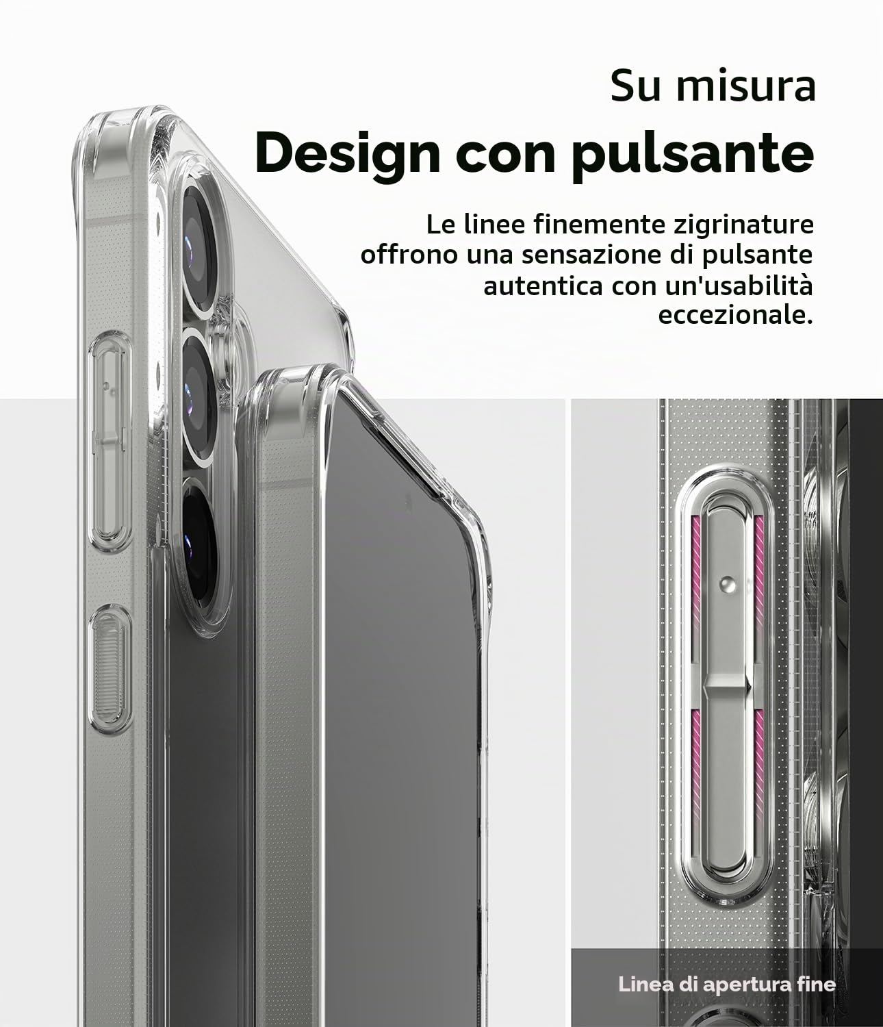 Ringke Fusion Cover Galaxy S25 Matte Clear Opaca Antiurto