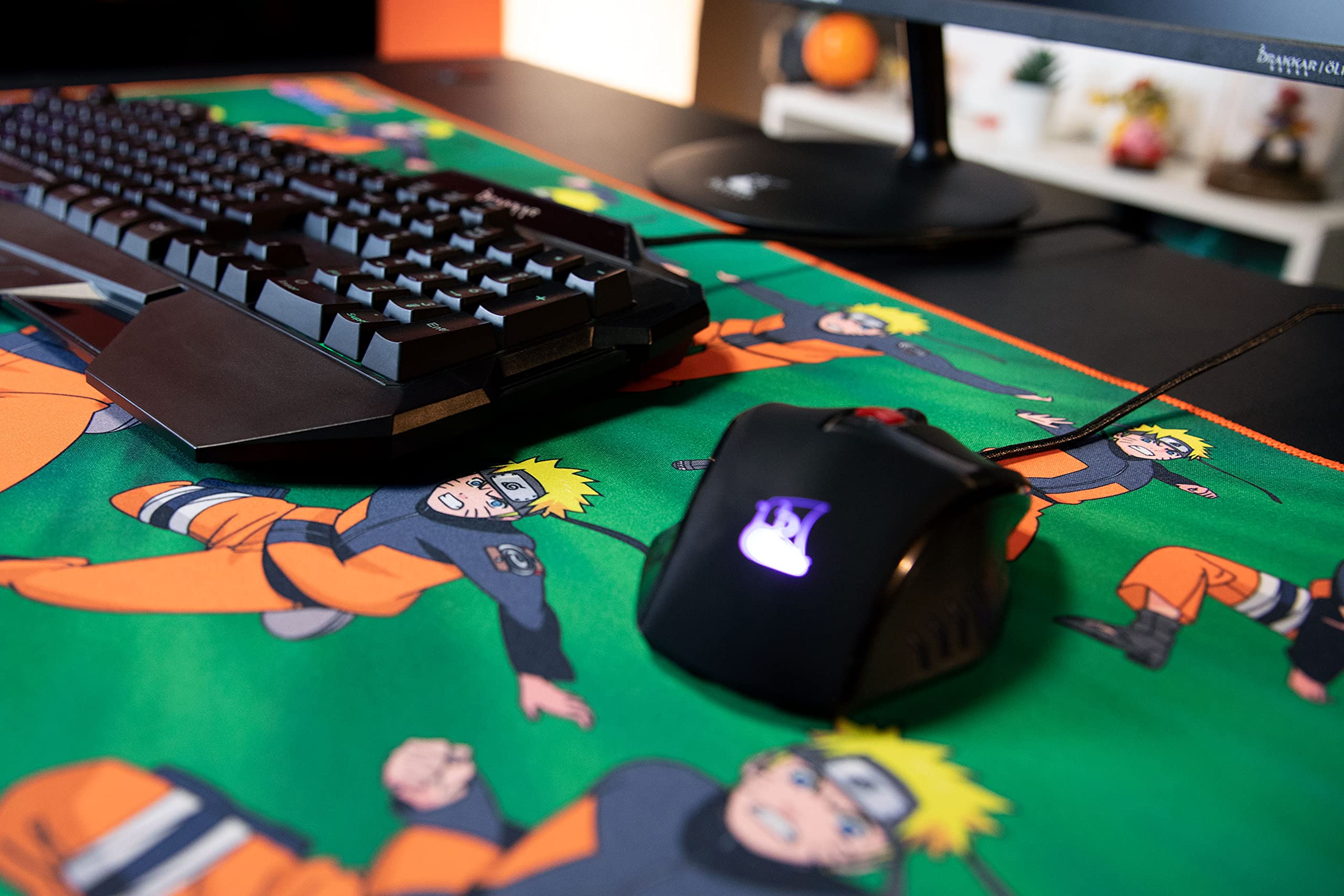 Konix Naruto Shippuden tappetino mouse XXL 90x46 cm cloni ombra