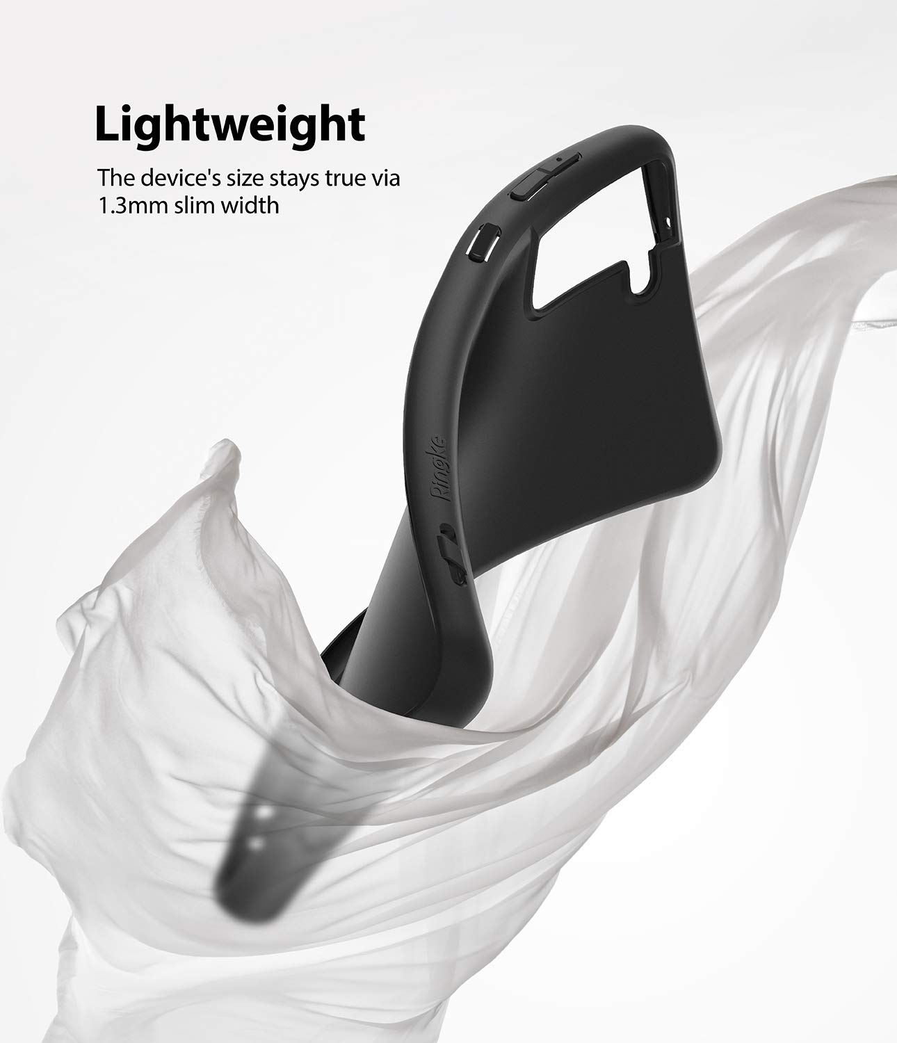 Ringke Air S Galaxy S21 Plus cover nera TPU sottile