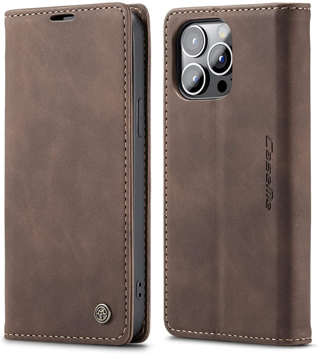 Redpepper iPhone 13 Pro Max Custodia Wallet Pelle con Stand