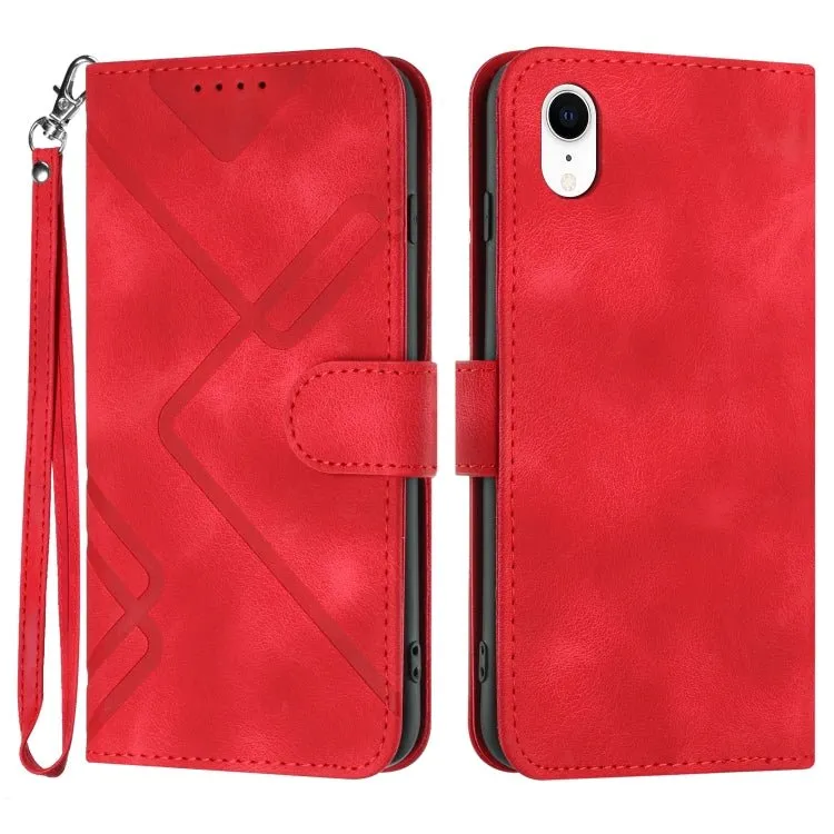 Redpepper Apple Cases cover iPhone XR pelle portafoglio nera