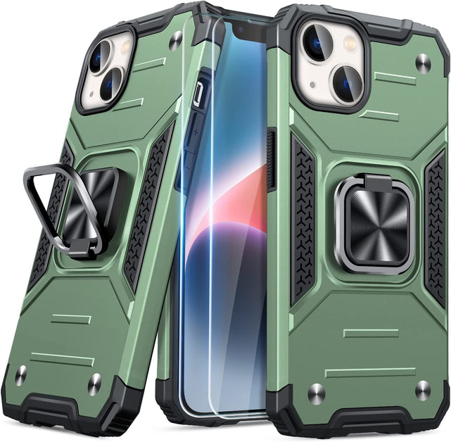 Redpepper iPhone 14 Cover Anello Stand Antiurto 6,1"