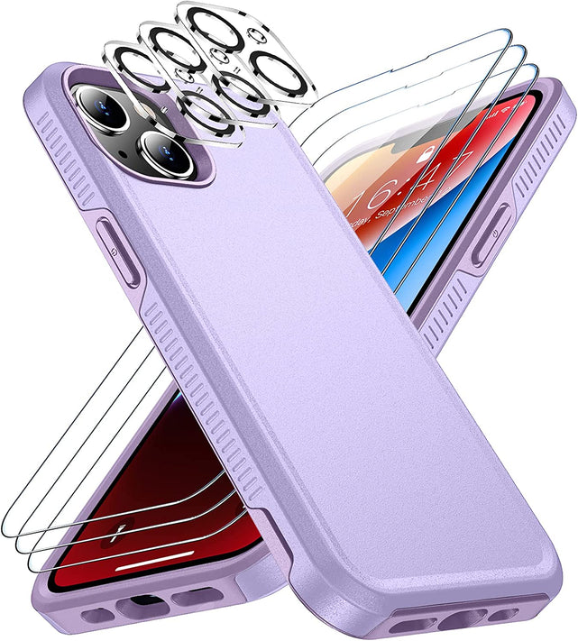 Redpepper Apple Cases iPhone 14 Plus 6.7 cover nera con pellicole