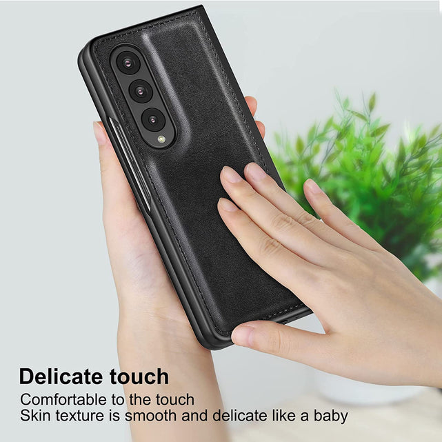 Redpepper Galaxy Cases Galaxy Z Fold 4 custodia pelle nero slim