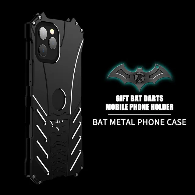 Redpepper Apple Cases cover iPhone 12 Pro Max Batman nera