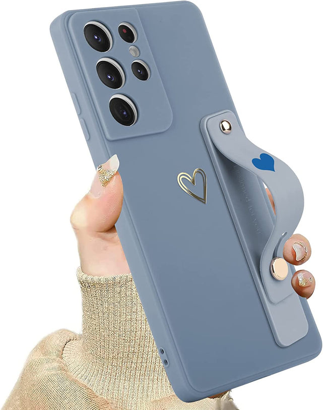 Redpepper Galaxy S21 Ultra Cover Viola Stand Cinturino Kickstand