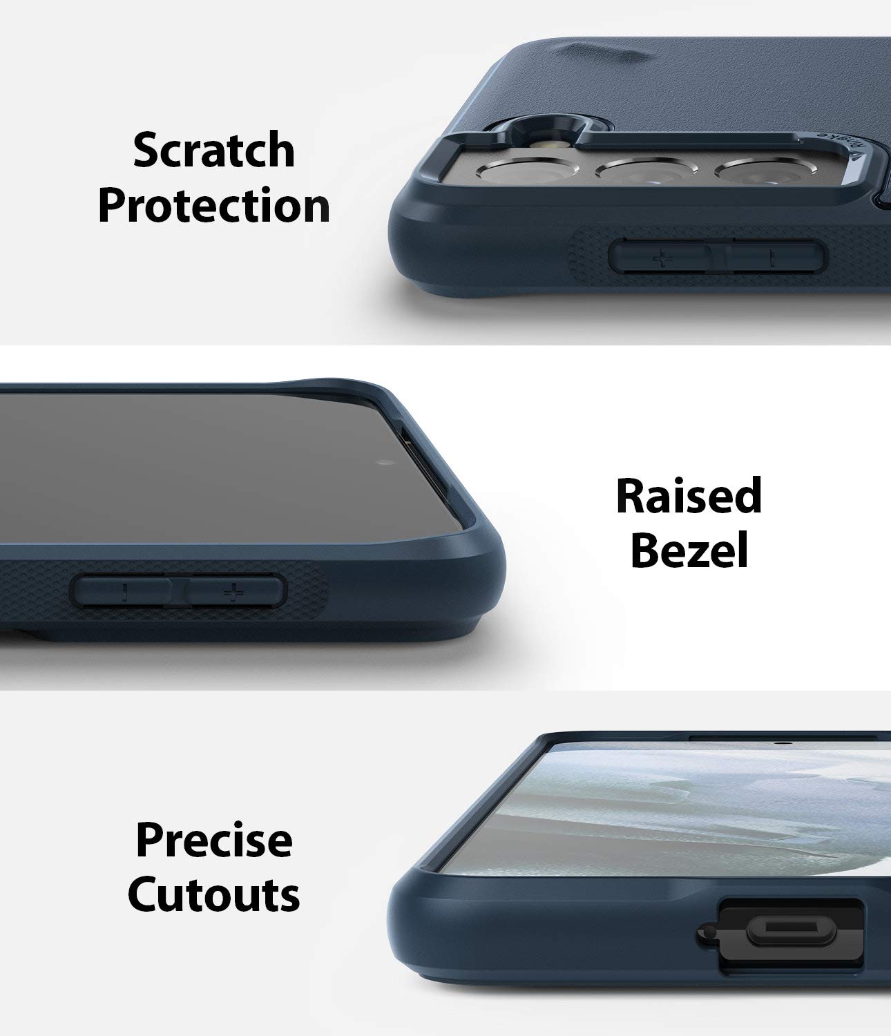 Ringke Onyx Galaxy S21 Plus custodia antiurto blu Navy