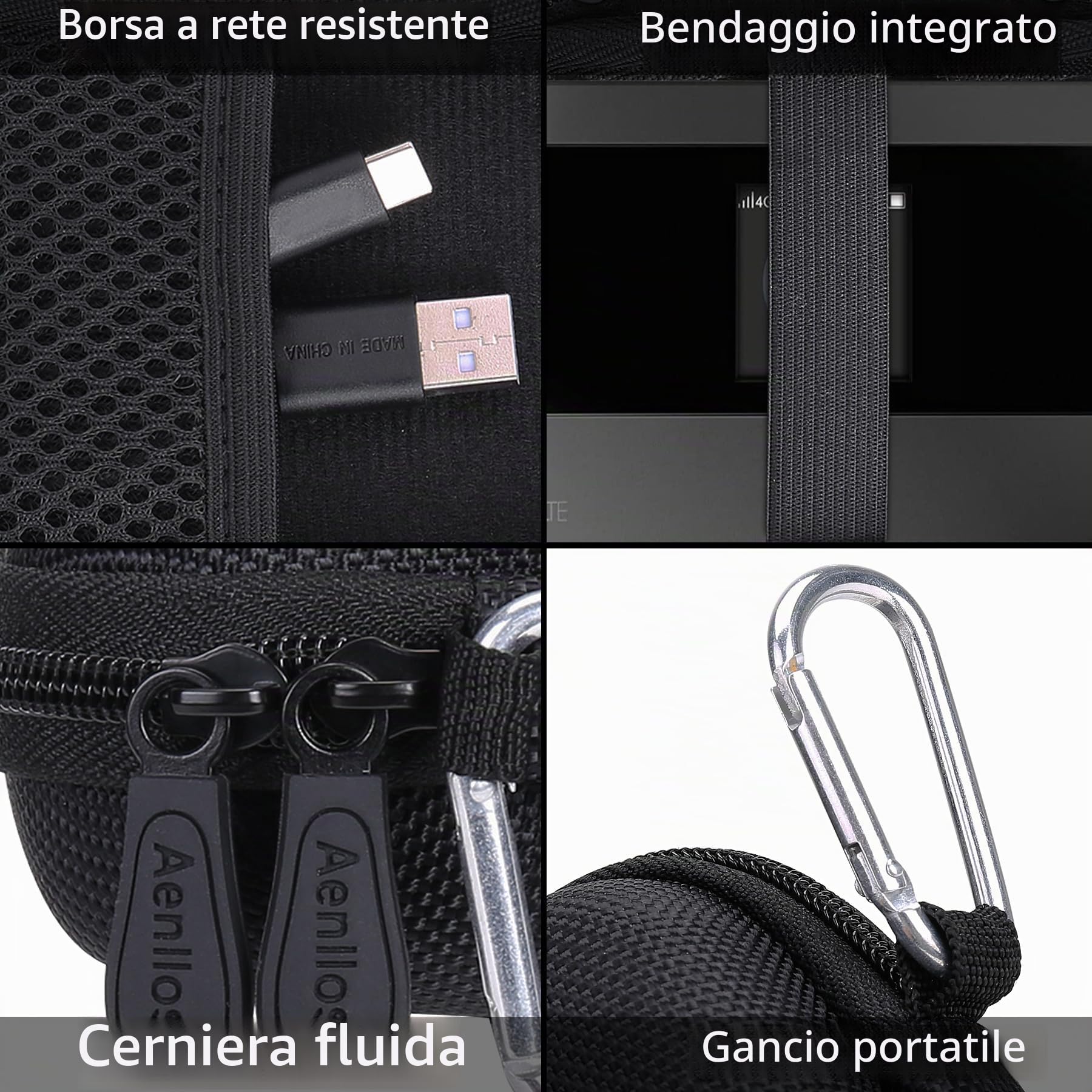 Aenllosi Custodia per TP-Link M7350 M7352 Hotspot 4G