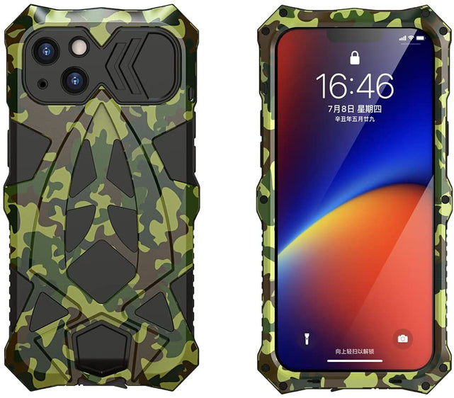 Redpepper iPhone 13 Pro Max Cover Metallo Bumper Sportiva