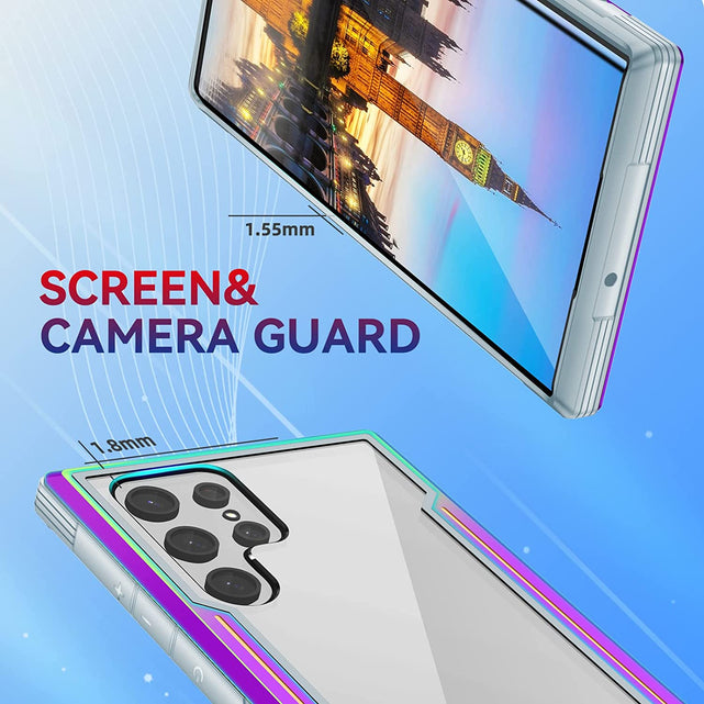 Redpepper Galaxy Cases S22 Ultra cover trasparente antiurto
