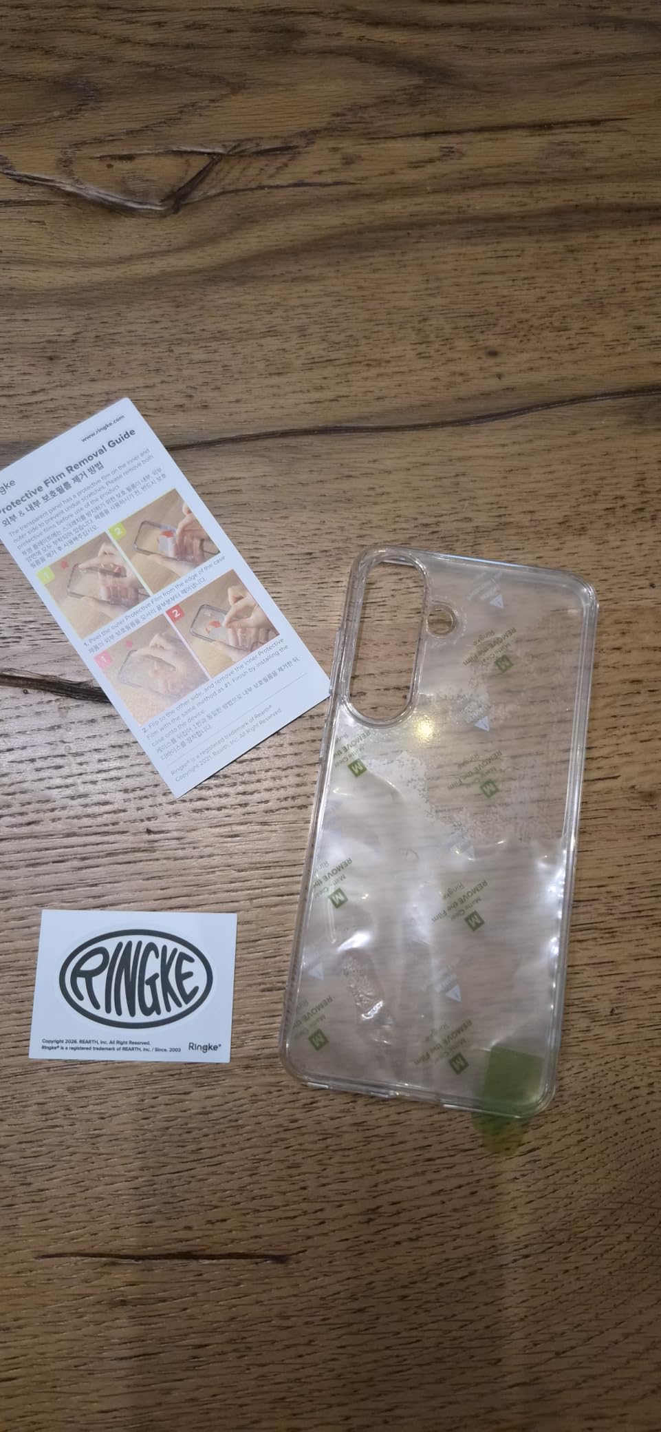 Ringke Fusion Matte Clear cover Galaxy S26 FE anti-impronta
