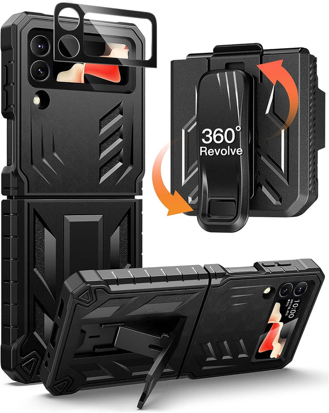Redpepper Z Flip4 5G Custodia Antiurto con Clip Cintura