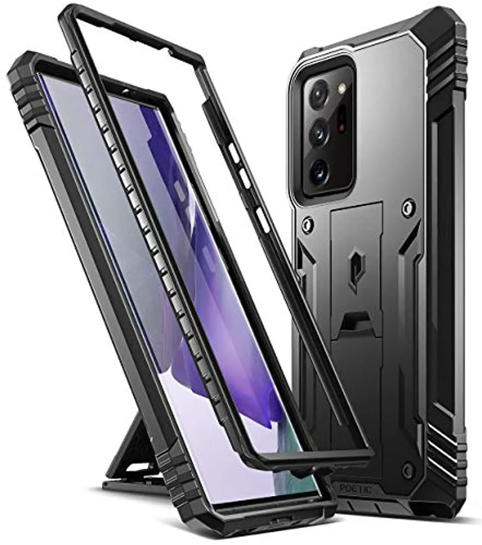Redpepper Galaxy Note 20 Ultra Cover Antishock Nera con Stand