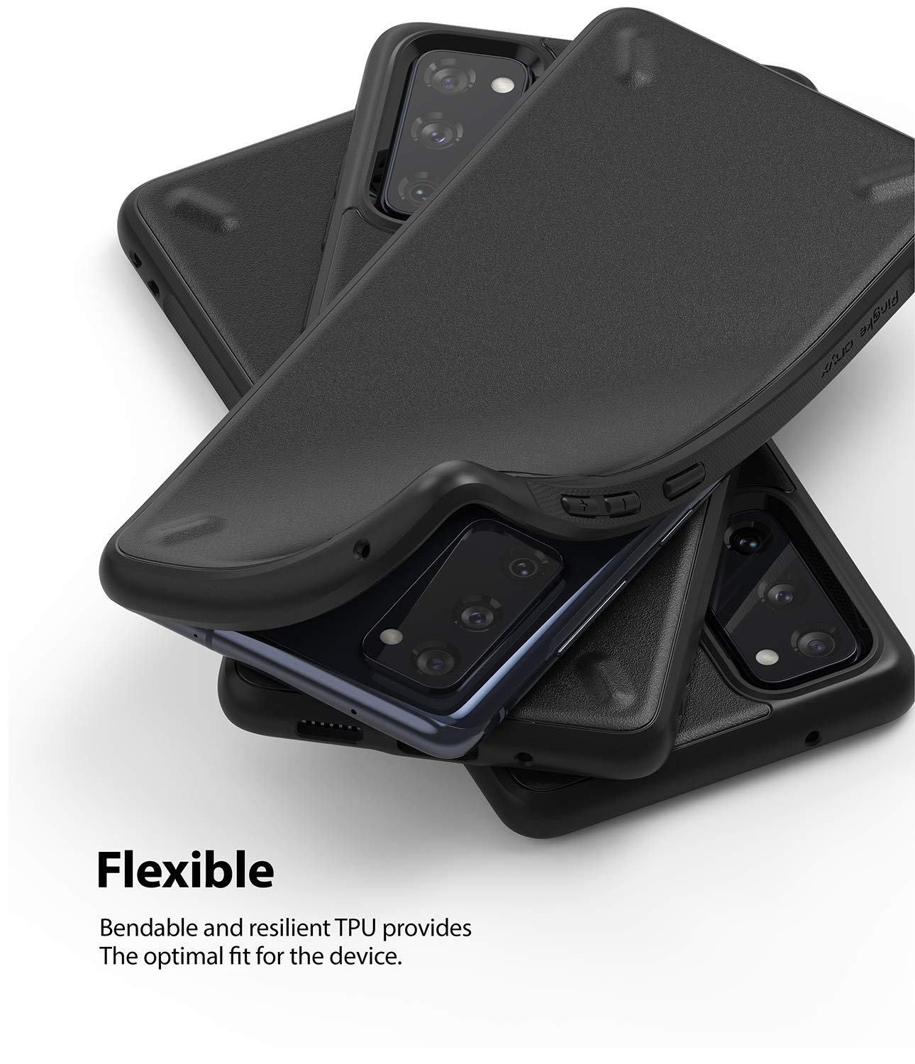 Ringke Onyx Galaxy S20 FE Cover Nera Black Antiurto