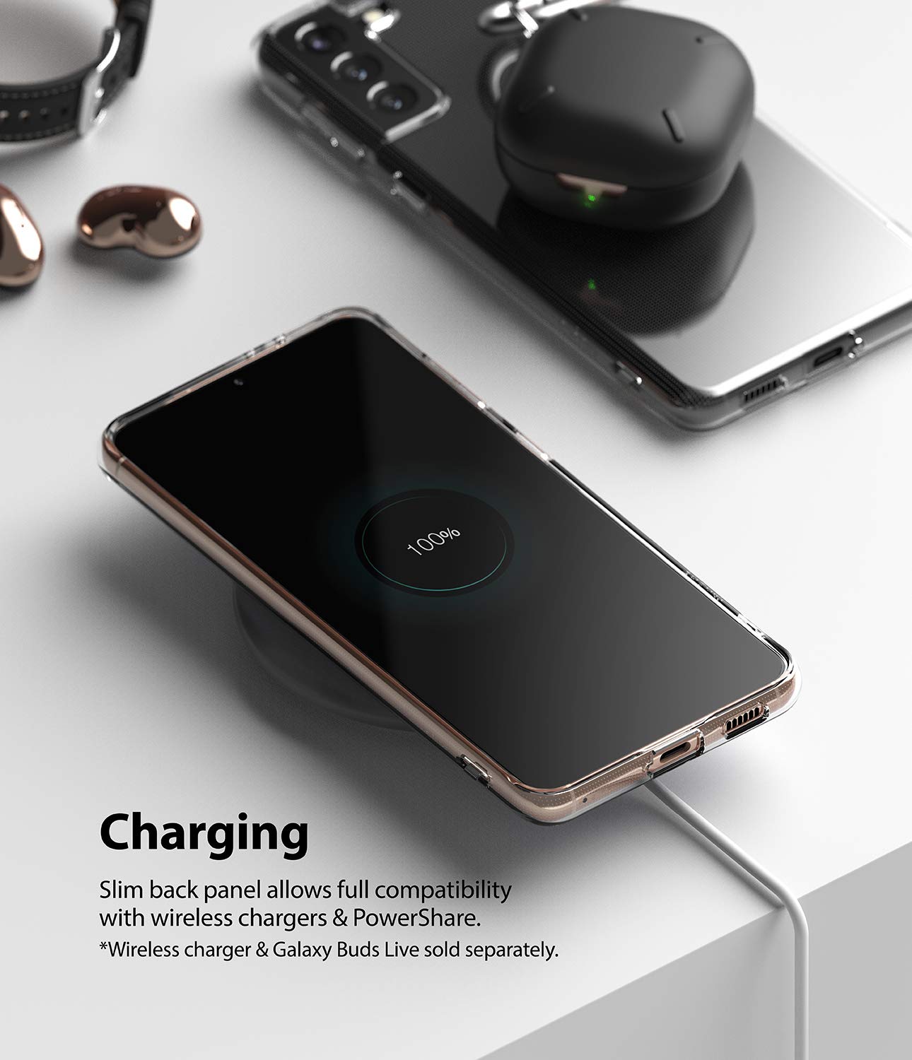 Ringke Air Cover Samsung Galaxy S21 Trasparente Sottile TPU