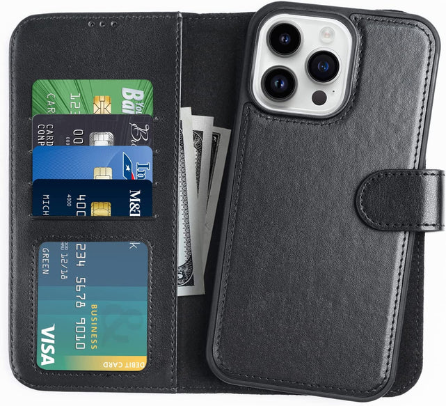 Redpepper iPhone 14 Pro cover portafoglio pelle 4 carte