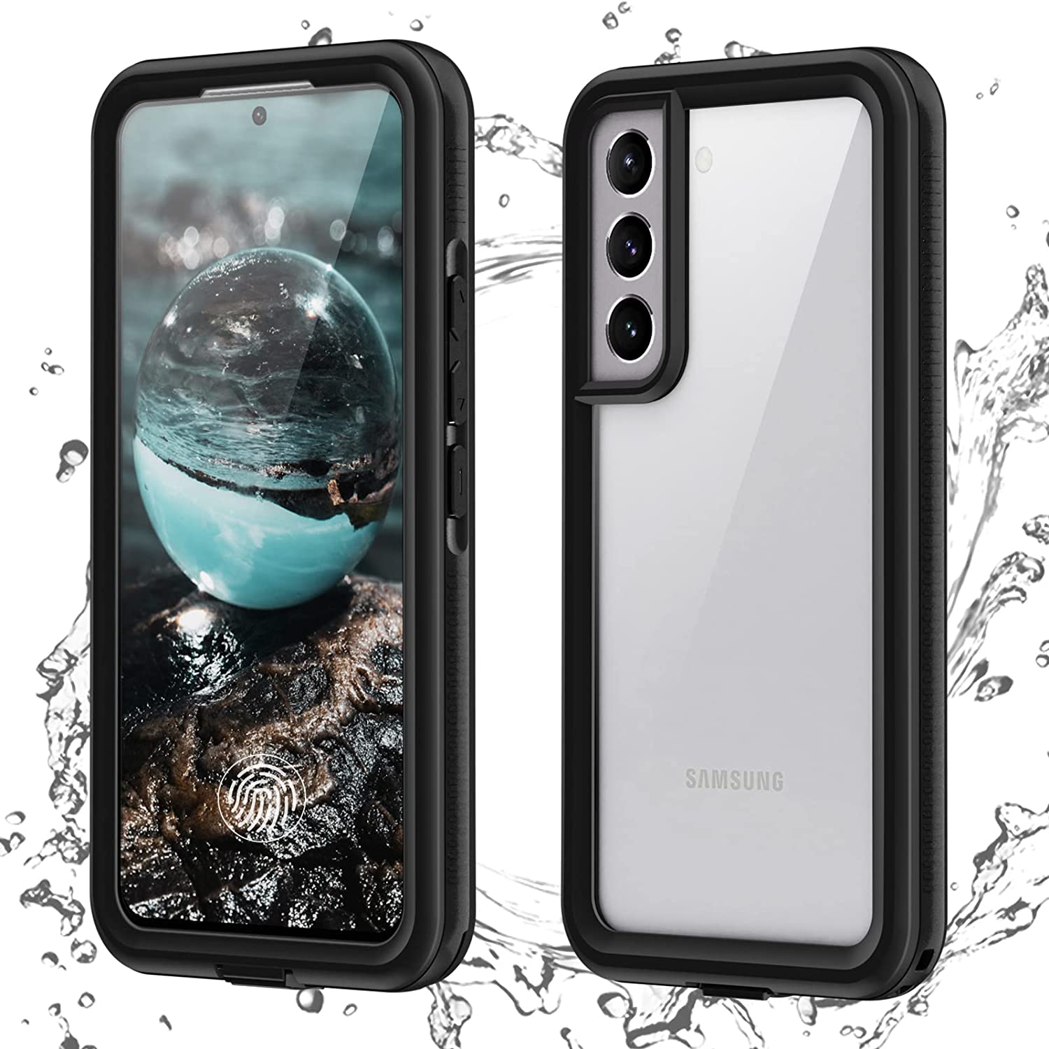 Redpepper Galaxy S22 cover impermeabile trasparente IP68