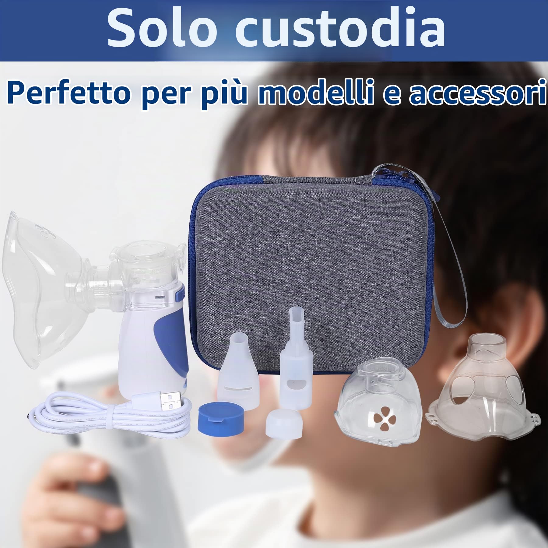 Aenllosi Health Care custodia aerosol Meowyn EVA rigida nera
