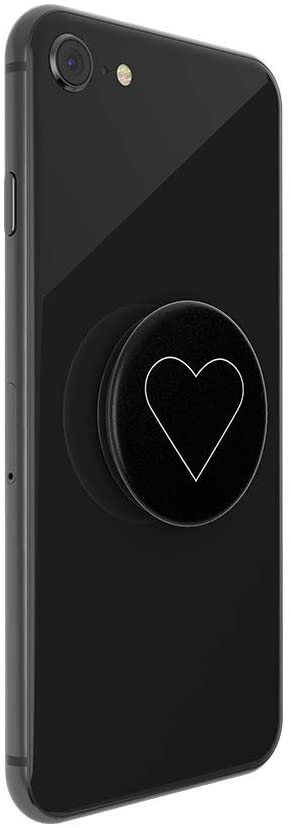 Redpepper Pop Sockets grip cuore bianco nero stand telefono
