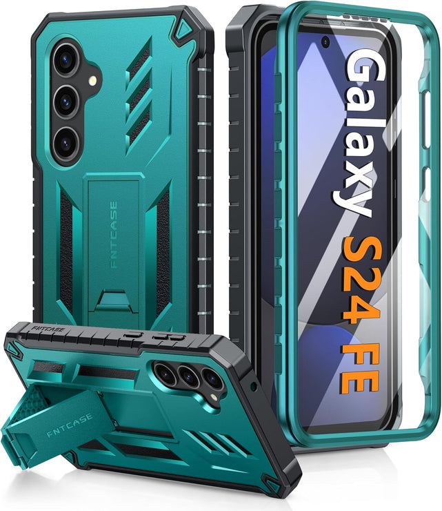 Redpepper Galaxy Cases S24 Plus S25 Plus cover blu con stand