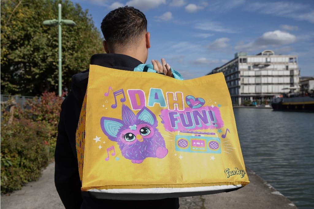 Konix Furby Shopper 40x45x20 cm Gialla Dah Fun Riciclata