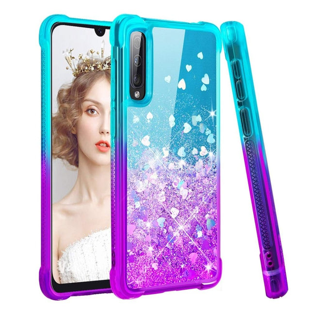 Redpepper Galaxy Cases Note 10 Plus cover rosa glitter strass