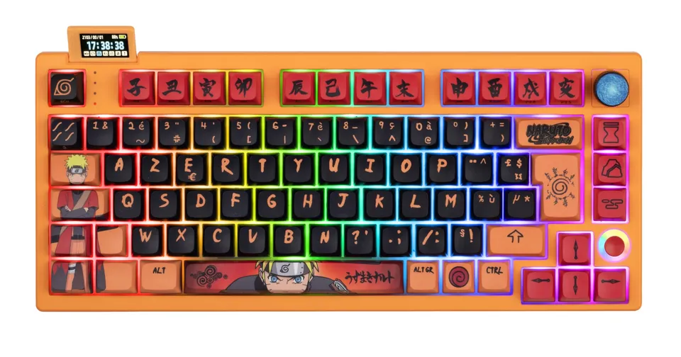 Konix Naruto Tastiera meccanica AZERTY RGB Mode Hermite