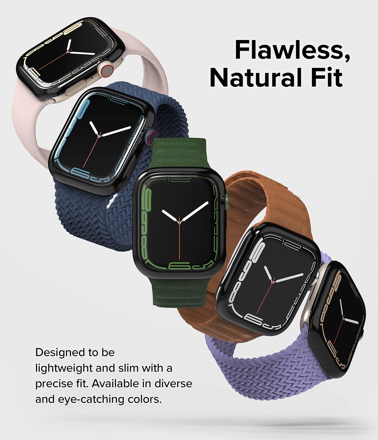 Ringke Bezel Styling 41-03 Ghiera Apple Watch 41mm Nera Acciaio