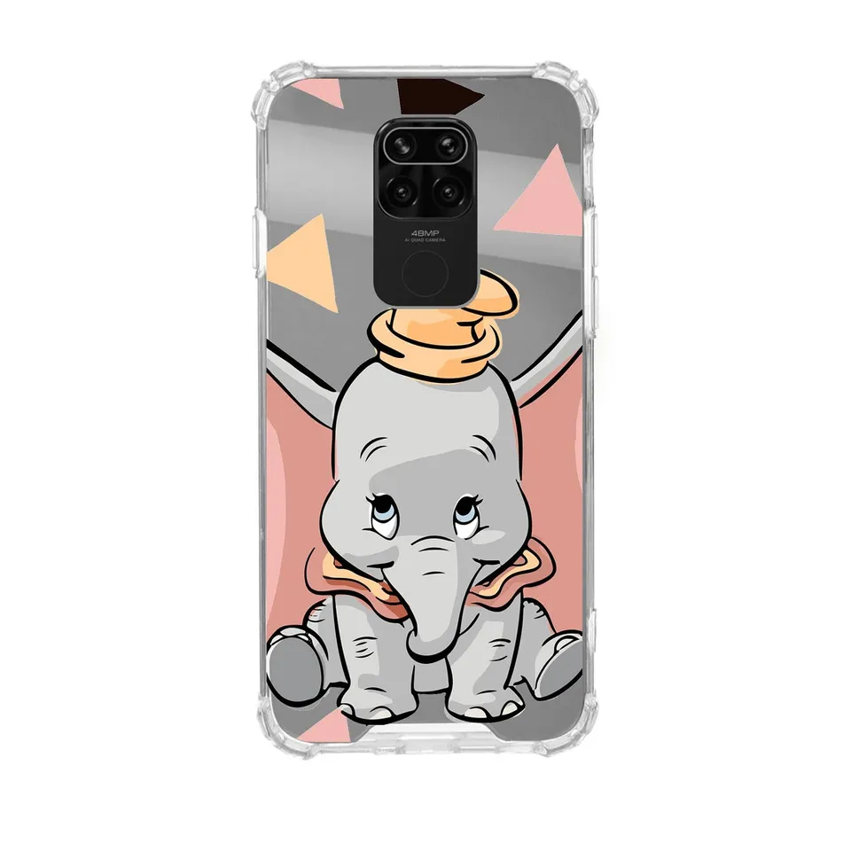 La Casa de las Carcasas Disney cover Redmi Note 9 Dumbo argento