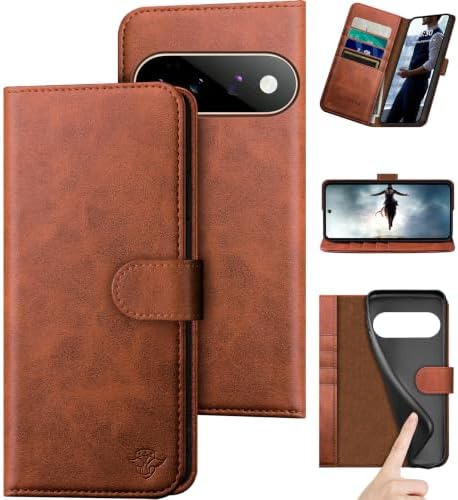 Redpepper Pixel 11 Pro Custodia Portafoglio Pelle Nero RFID
