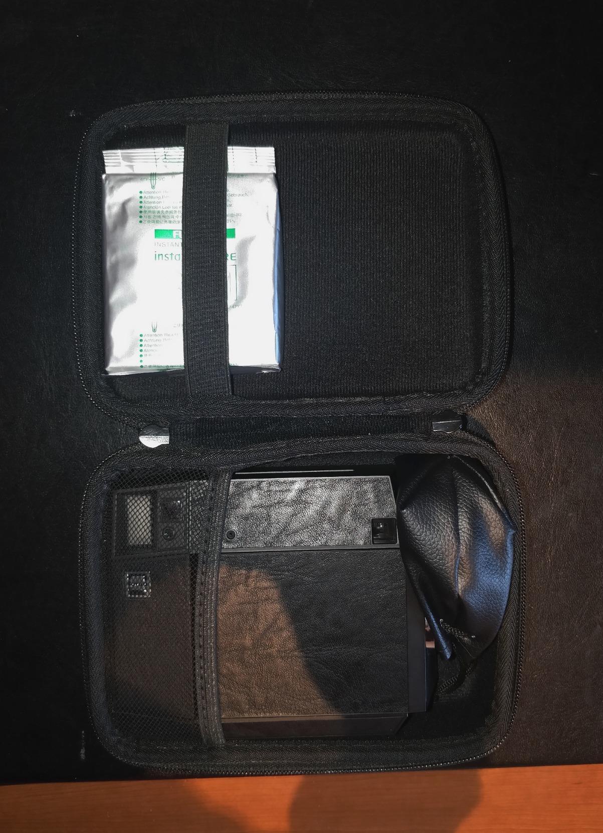 Aenllosi Camera Case Fujifilm Instax Square SQ6 custodia rigida nera EVA