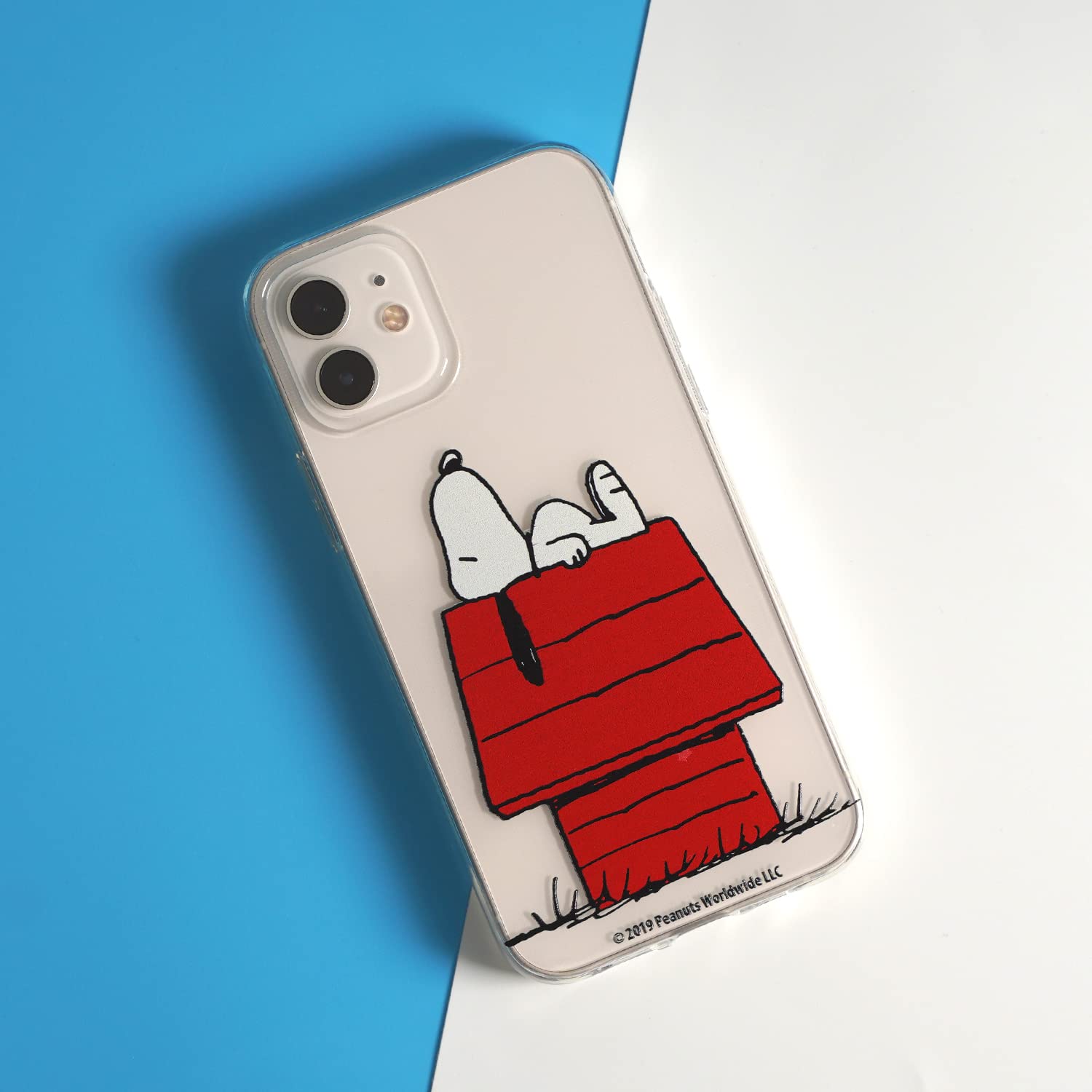 Licenze Ufficiali Snoopy Casa cover Moto G14 trasparente