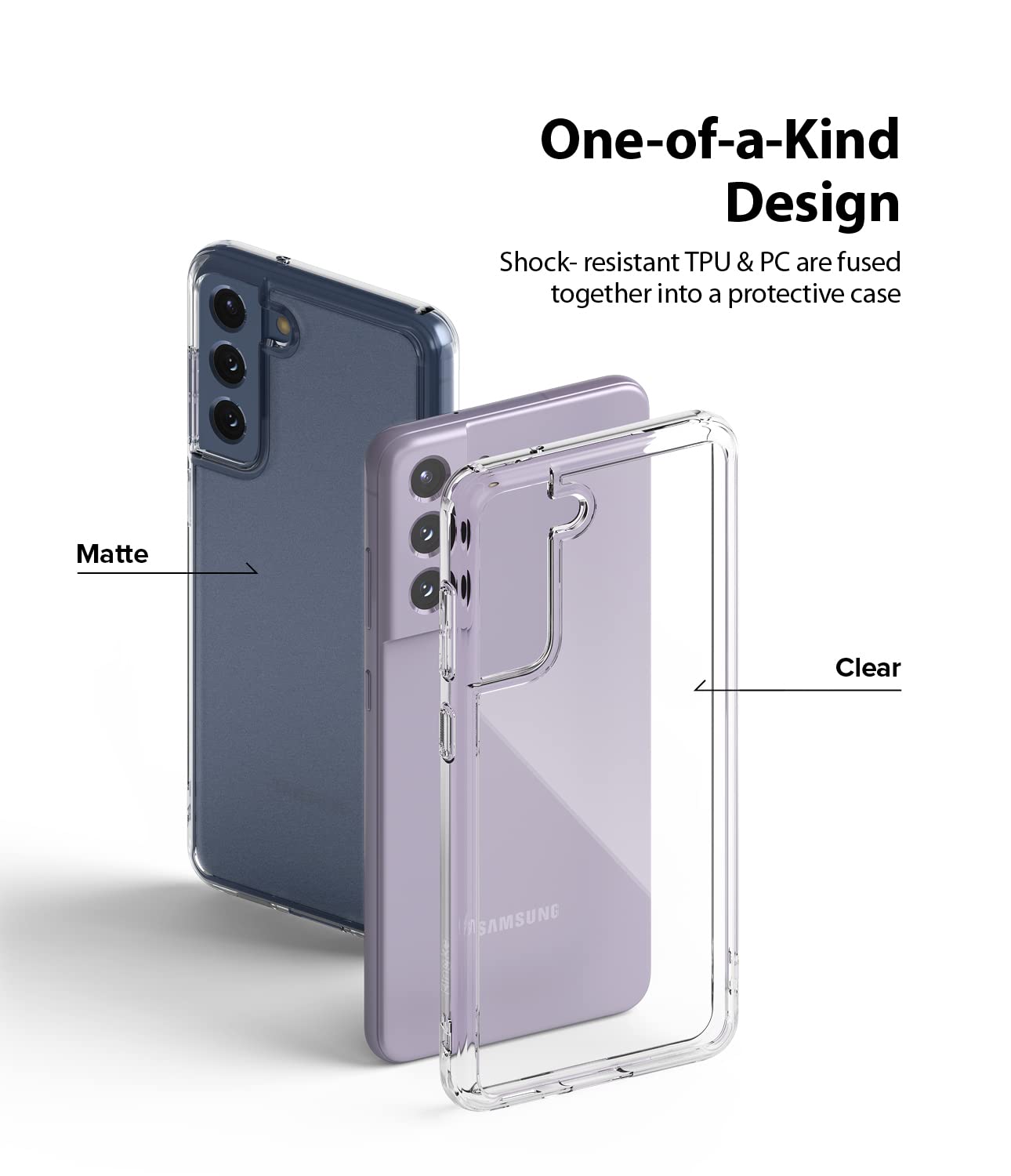 Ringke Fusion Cover Galaxy S21 FE 5G Clear trasparente sottile