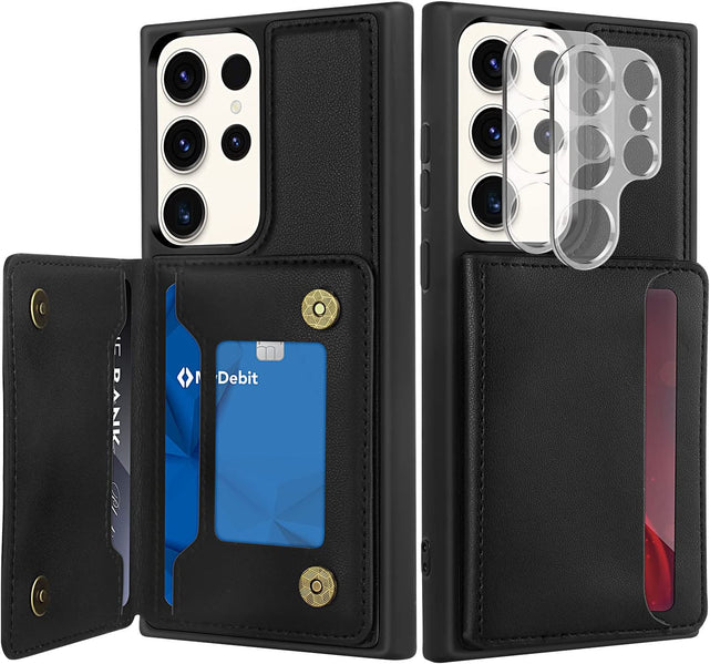 Redpepper Galaxy S23 Ultra Cover Portafoglio Pelle