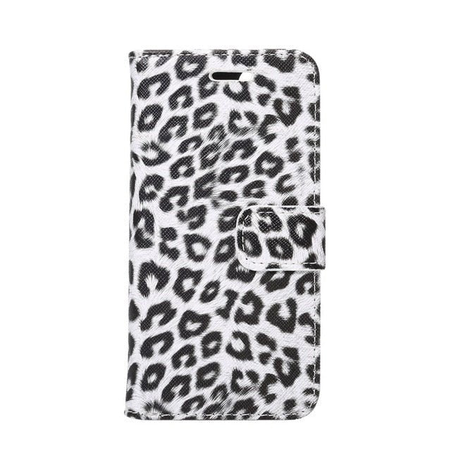 Redpepper Apple Cases iPhone XS Custodia Portafoglio Leopardata