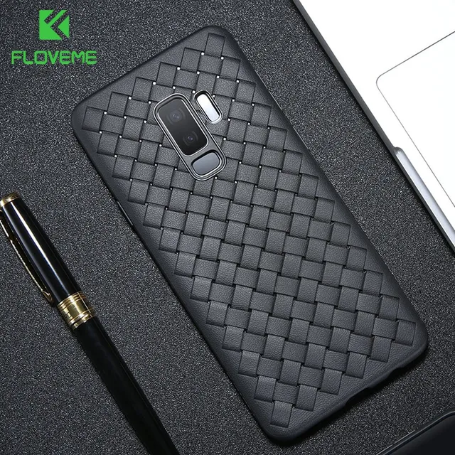 Redpepper Galaxy S10 Cover Silicone Intrecciato Nero