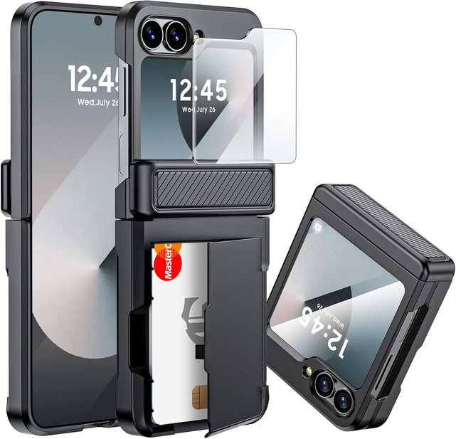 Redpepper Galaxy Cases Z Flip 6 custodia portafoglio verde