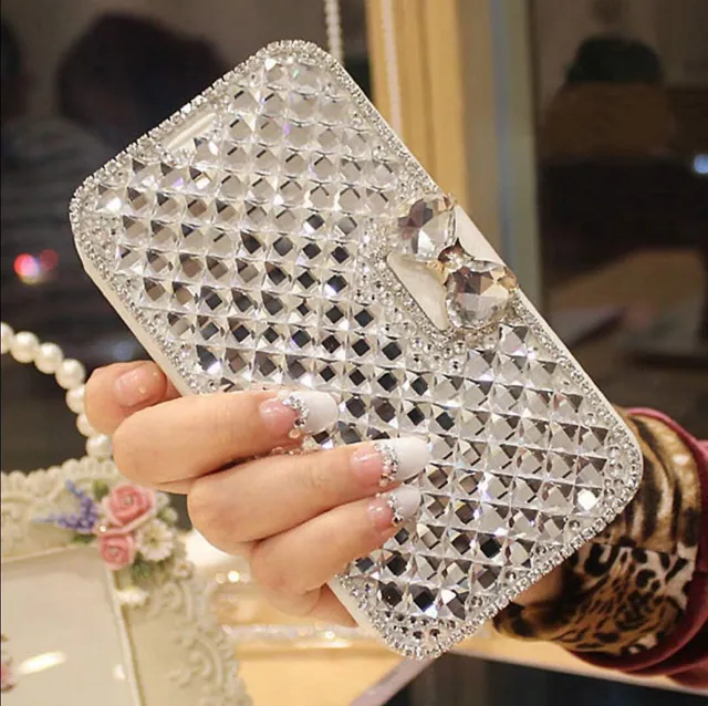 Redpepper Apple Cases iPhone 17 flip strass con stand nero