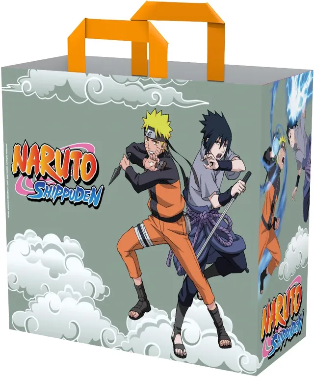 Konix Naruto Shippuden Borsa Spesa 40x45x20 cm Riciclata Bianca
