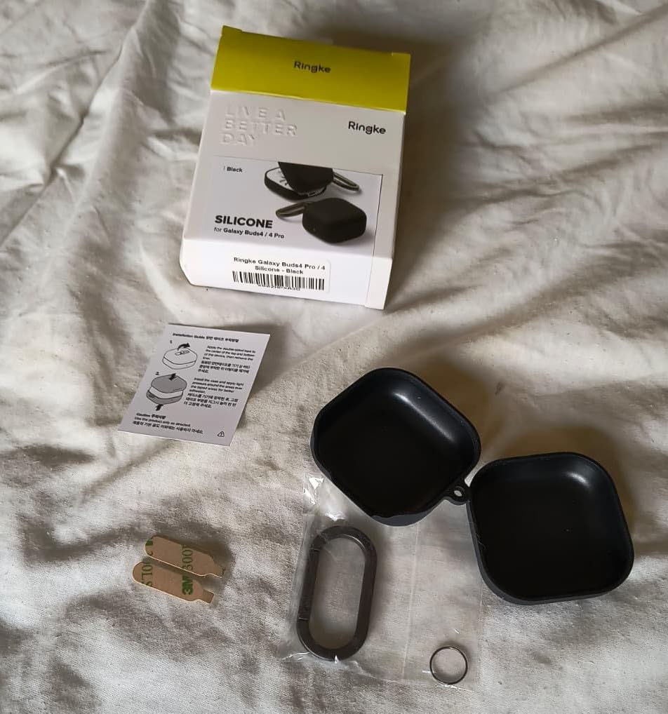 Ringke Silicone Case Cover Galaxy Buds 4 Pro Viola Moschettone