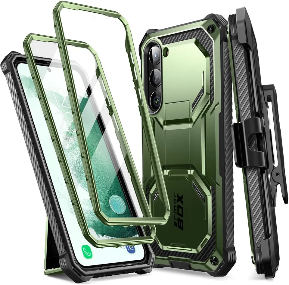 Redpepper Galaxy S23 Plus cover rugged kickstand nero