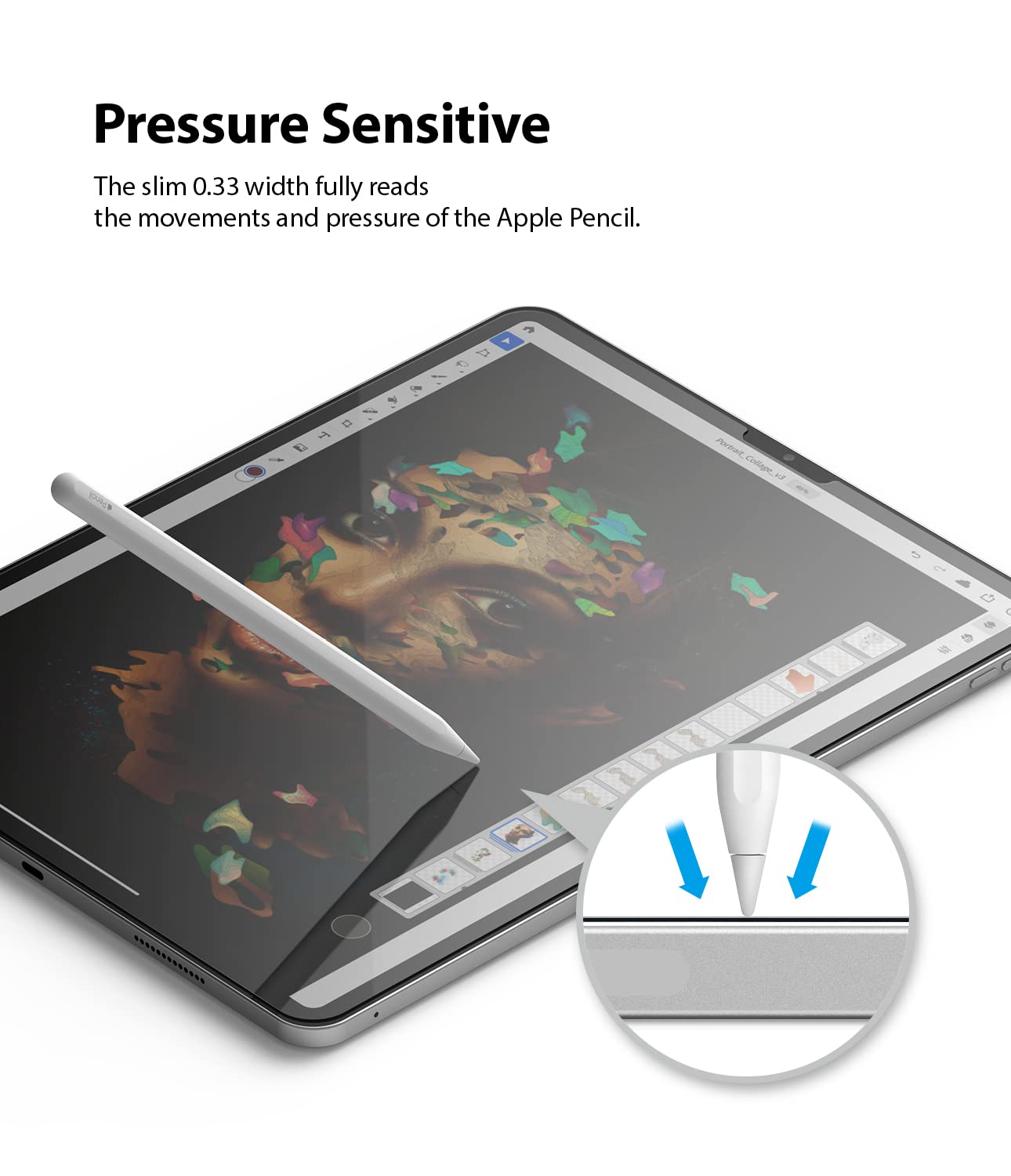 Ringke Screen Protector Full Glass vetro temperato iPad Pro 12.9 copertura totale 9H