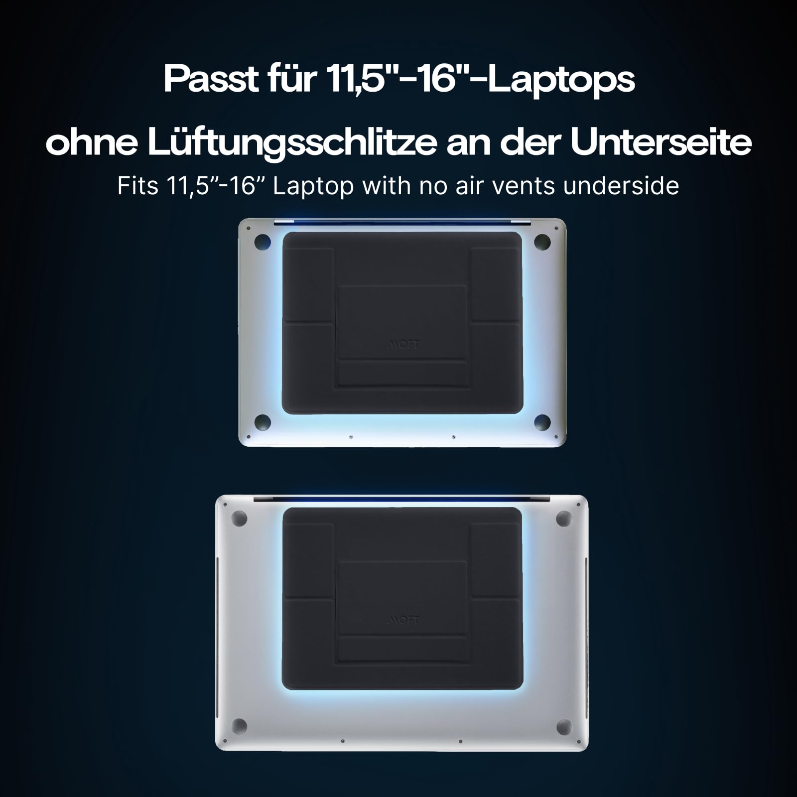 MOFT Invisible Series supporto MacBook 16" grigio grafene